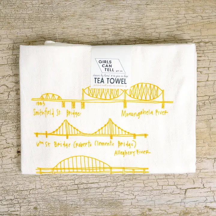 Tea Towels - Pittsburgh Bridges