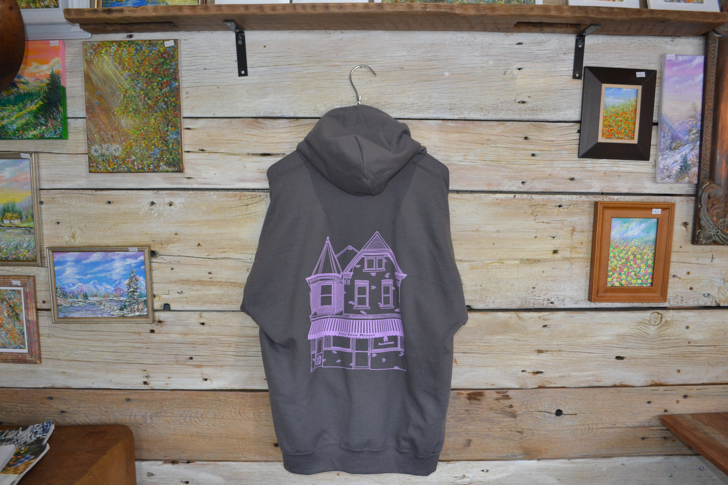 Frick Park Market Hoodie - Dark Grey