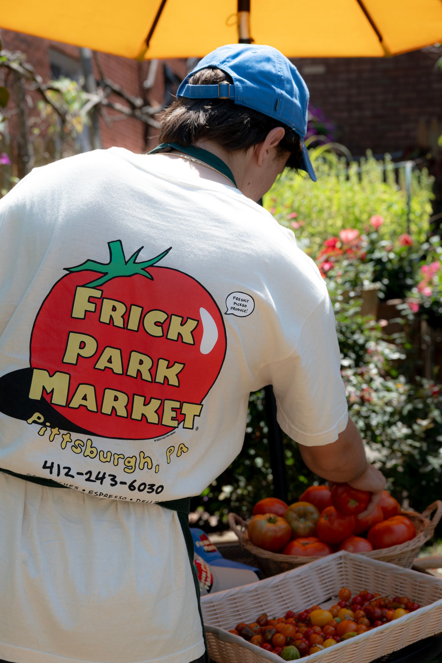 The Tomato Tee (Cream & Bay)