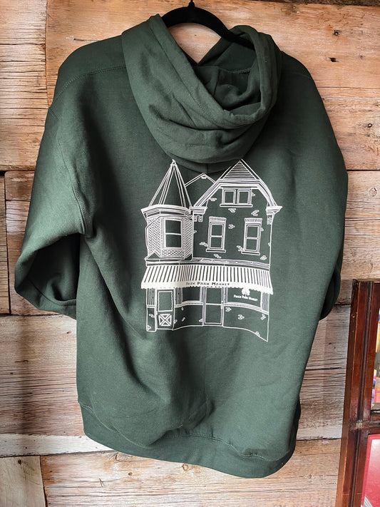 Frick Park Market Hoodie - Hunter Green